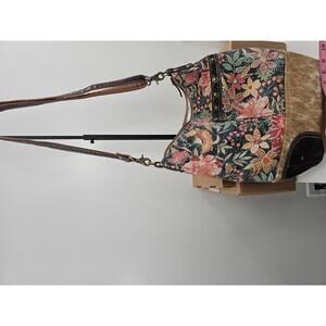 Myra Crossbody with Leather and Haircalf Accents